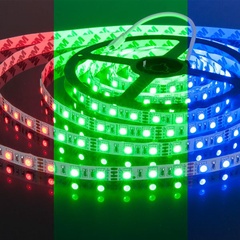 Светодиодная лента 5050 60leds/m  14,4W RGB led strips ip33 на двойной печатной плате EDEL00022