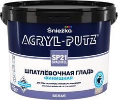 Шпатлевка полимерная финишная Acryl-Putz SP21 SPACHTEL Sniezka, 1,5 кг