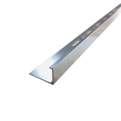 Профиль алюминиевый POLVEKA угловой L10 полированный 2,7м.