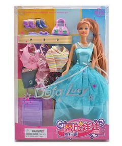 Кукла "Модница" с нарядами и аксессуарами 8012