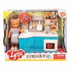 Игровой набор "Кукла Сати" (на кухне) 4601