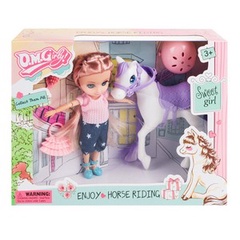 Игровой набор "Кукла Мия с лошадью" 58003