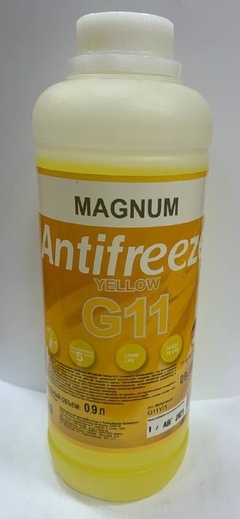 Антифриз MAGNUM желтый 0,9 л. арт. G11Y/1 