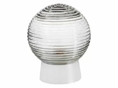Светильник НБП 01-60-004 УЗ прямое белое со стеклом шар