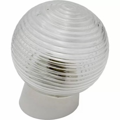 Светильник НБП 01-60-004 УЗ косое белое со стеклом шар