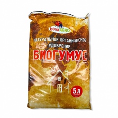Биогумус удобрение органическое натуральное BonaAGRO 5 л.