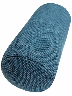 Подушка декоративная MATEX OUTLET валик темно-голубой 39х19х19 арт.44-789 