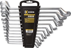 Ключи накидные 6-32 мм двухсторонние CrV KERN (набор/12 шт.)