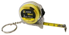 Рулетка-брелок измерительная MINI, 2 м/13 мм, желтая лента, 1 фиксатор KERN 
