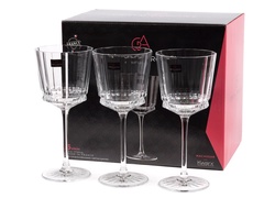 Набор бокалов для вина стеклянный  Macassar 0,35л 6шт. арт. Q4331 Франция