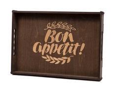Поднос Bon appetit! деревянный, 35,3х24,5х4см арт. BB101879 Беларусь