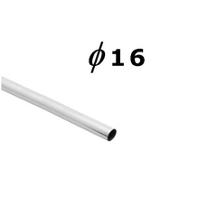 Труба рейлинговая хром ф, 16 0, 6м 