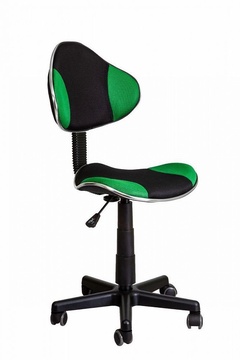 Кресло поворотное MIAMI, черный/зеленый FB-1902
