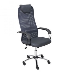 Кресло поворотное CONSUL CHROME темно-серый арт. ZK-555 Китай