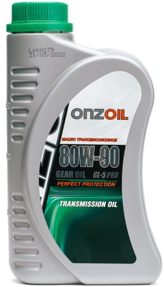 Масло трансмиссионное ONZOIL GEAR OIL 80W-90 GL-5 Pro 0,9 л.