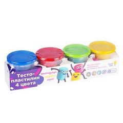 Набор для детского творчества «Тесто-пластилин 4 цвета» TA1010V