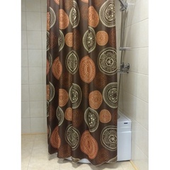 Шторы для ванной текстиль 100% полиэстер (180х200 см)