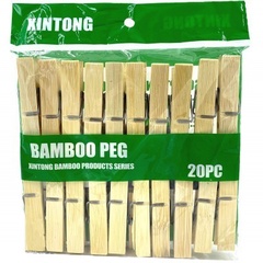 Набор прищепок бамбук 20 шт арт. Z-20 