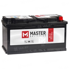 Аккумулятор MASTER BATTERIES (100A/h)800A R+