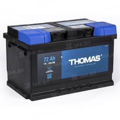 Аккумулятор THOMAS 72A/h 740A R+ арт. УК-00032937 