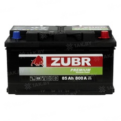 Аккумулятор ZUBR PREMIUM 85A/h 800AR+ арт. УК-00033006 