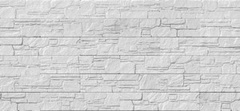 Плита гипс.дек.Сланец Буковинский белый ПГД-1-Л, арт. 1300  (0,6м2)