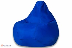 Кресло-мешок "Груша" р-р. L голубое оксфорд 