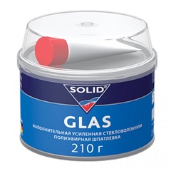 Шпатлевка Solid GLAS с отвердителем 210 гр.