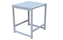 Табурет ALLERD RION белый муар/энигма 37x34x43 см. арт. 3010110200 