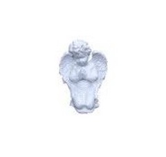 Статуэтка ангел молящийся №3 белый 24 см, арт.кл-1616б