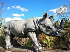 Фигура садовая носорог. арт. нкик-14591