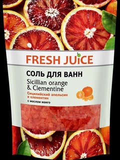 Соль для ванн F. Juice Сицилийский апельсин и мандарин 0.5л 