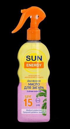 Масло для загара Sun Energy SPF 15 0.2л 
