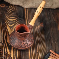 Турка малая деревянная ручка без арт.юв-1129