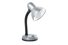 Светильник настольный Camelion KD-301 C03 серебро 230V 60W 12