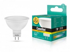 Camelion Лампа светодиодная LED5-S108/830/GU5.3 (JCDR 5Вт 220В) - ЭКО 10/100