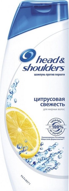 HEAD & SHOULDERS Шампунь против перхоти Цитрусовая свежесть 400мл