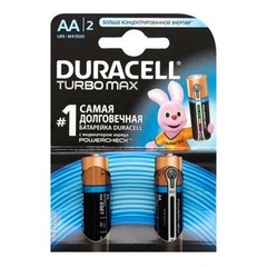 DURACELL TurboMax AA Батарейки алкалиновые 1.5V LR6 2шт