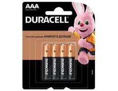 DURACELL Basic AAA Батарейки алкалиновые 1.5V LR03 4шт CN