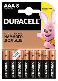 DURACELL Basic AAA Батарейки алкалиновые LR03 8шт