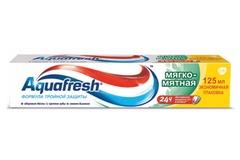 Aquafresh паста зубная 125 мл (Mild and Minty) Мягко-Мятная