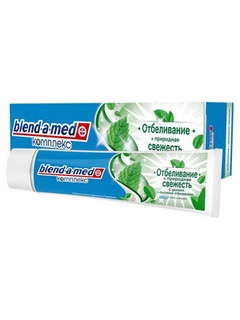 BLEND-A-MED Зубная паста Комплекс Отбеливание+Природная свежесть Мята и эвкалипт 100мл