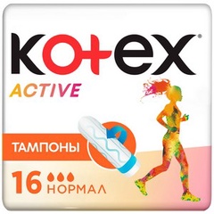Тампоны женские гигиенические Kotex Active Normal *16шт