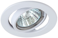 Светильник ST2A WH ЭРА штампованный поворотный MR16, 12V/220V, 50W белый
