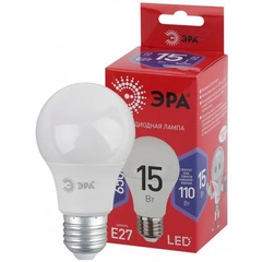 Лампа светодиодная ЭРА LED A60-15W-865-E27 R груша 15Вт холодный свет E27 
