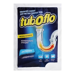 tub.O.flo средство для чистки сливных труб с холодной водой, 60гр