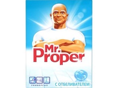 MR PROPER Моющий порошок для уборки Универсал с отбеливателем 400г