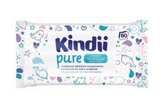 Kindii салфетки влажные для младенцев и детей Kindi Pure 60шт