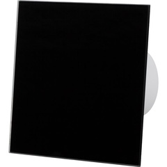 Панель декоративная для вентиляции DRim, универсальная стекло черный глянец ф100/125мм арт. 01-172-001-00