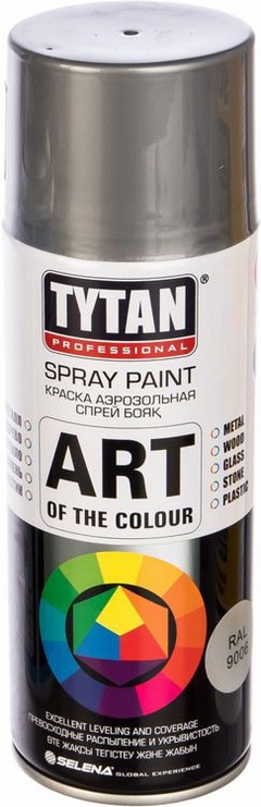 Краска аэрозольная TYTAN PROFESSIONAL RAL 9006 металлик 0.4л арт. 02_0312567 